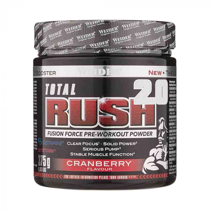 Total Rush 2 0 Pre Workout Weider 375g Suplimente Originale