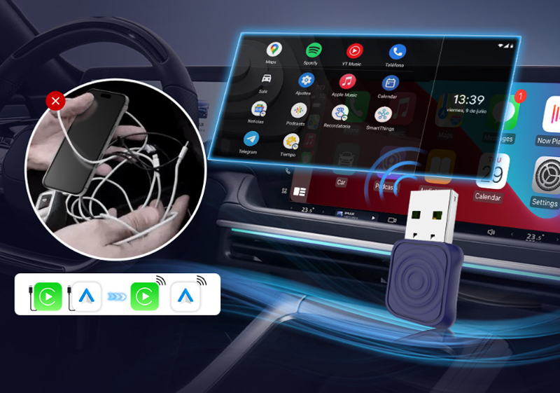 Conectare fara senzori prin Adaptor auto Wirelles Mini Ultra1