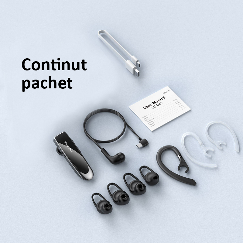Casca Bluetooth 5.0, handsfree, LC-B41 negru