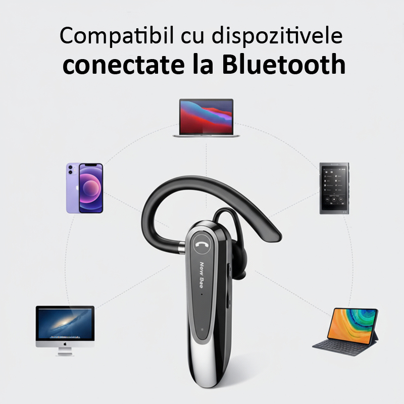 Casca Bluetooth LC-B45 pentru soferi compatibila cu dispozitivele conectate la Bluetooth