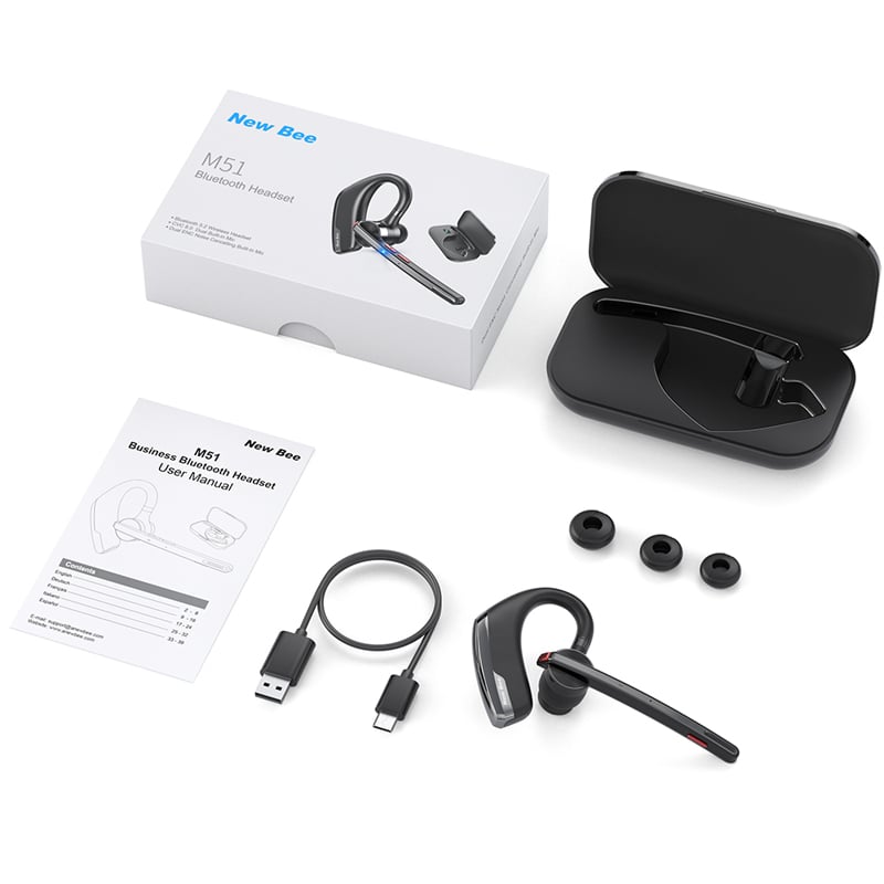 Continut pachet Casca Bluetooth Handsfree M51