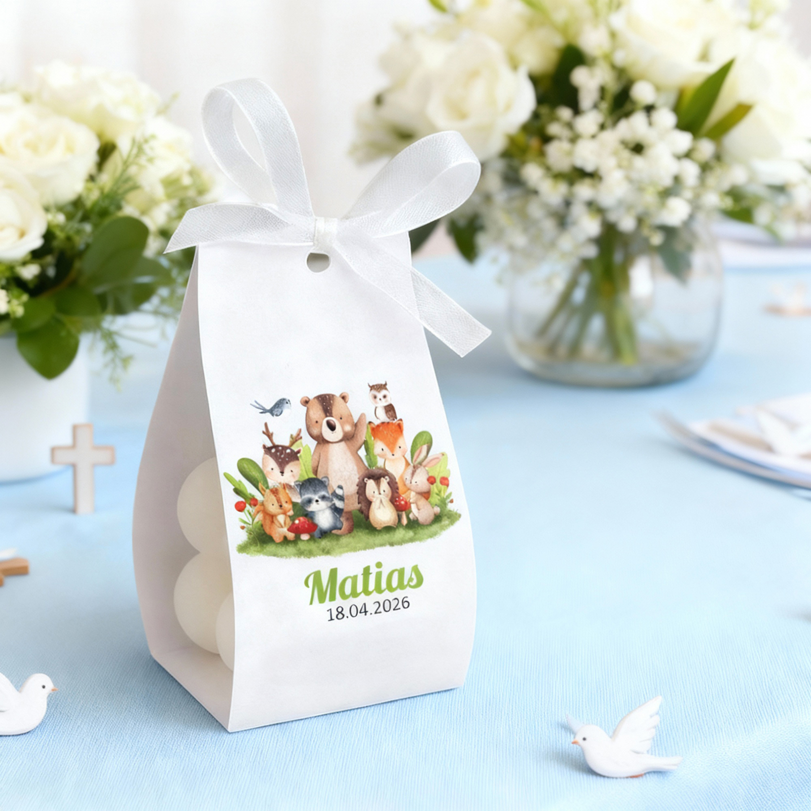 Marturie botez lumanare, animale padure