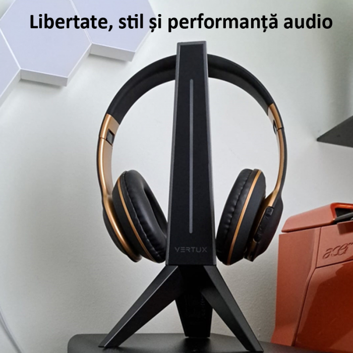 Casti audio gaming wireless P17, negre [3]