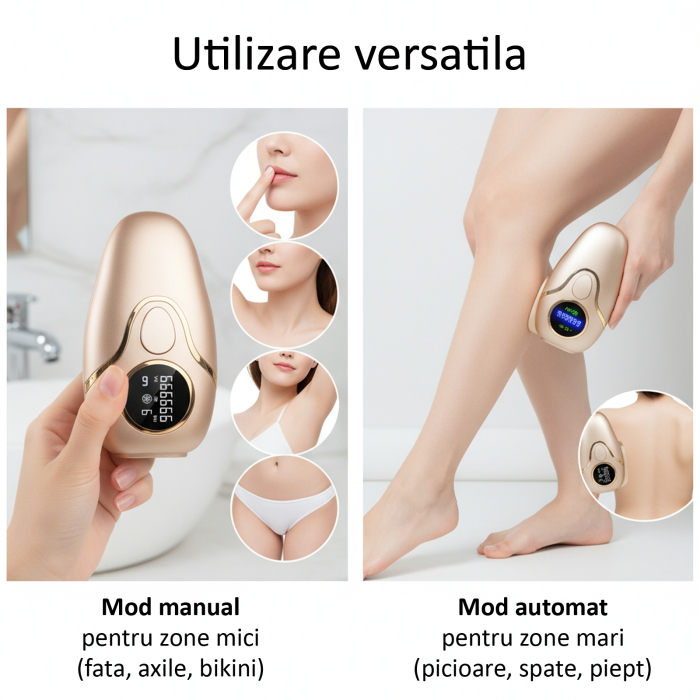 Epilator IPL BHRL-03, cu efect de racire, 3 functii, 9 trepte de energie [6]