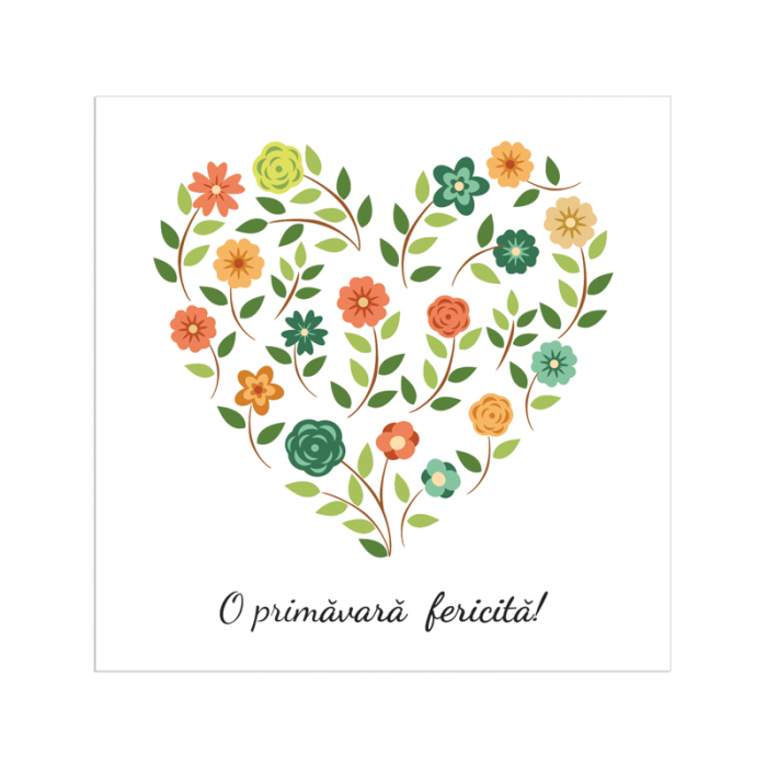 Felicitare martie inima flori [3]