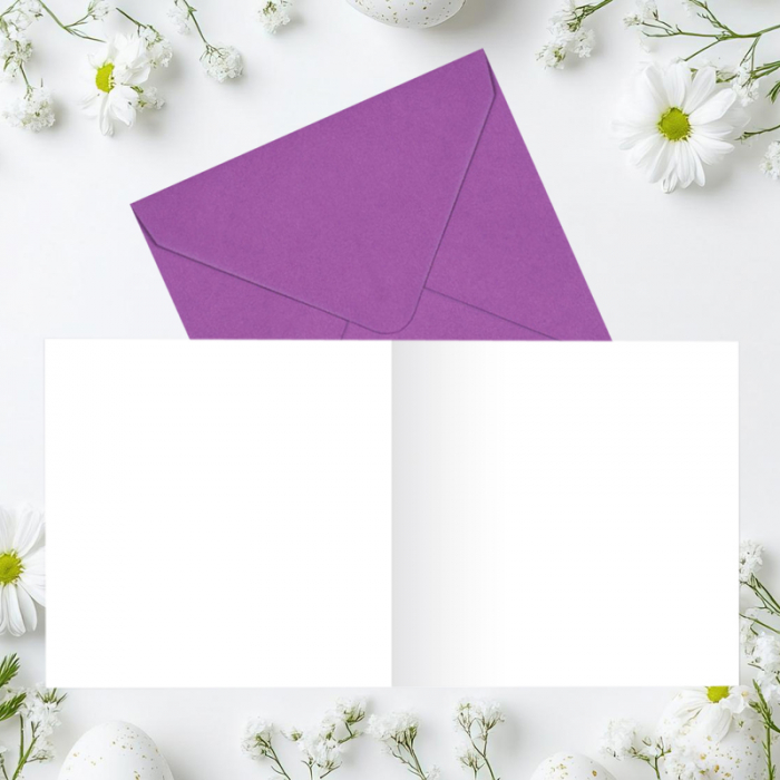 Felicitare Paste oua inflorate [4]