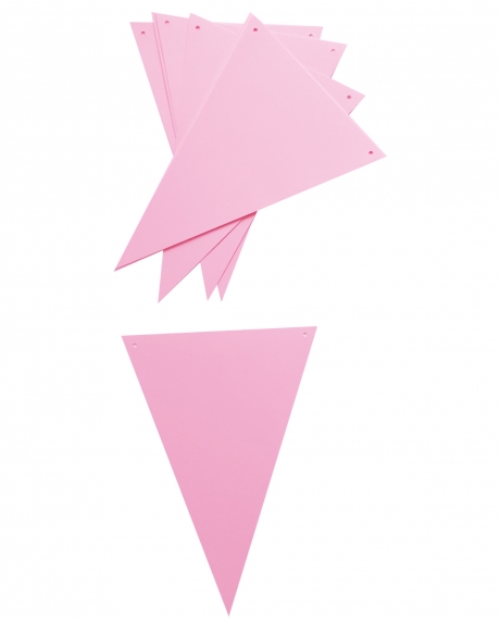 Ghirlanda stegulete roz pastel [2]