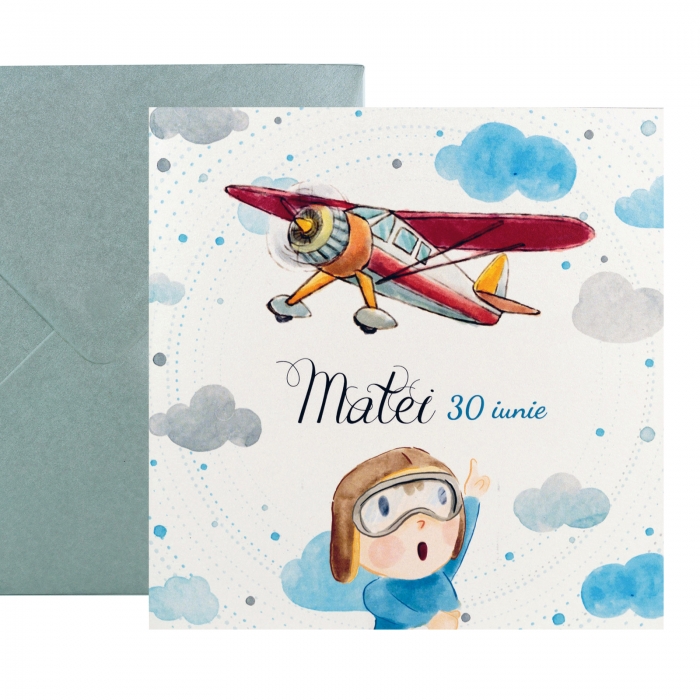 Invitatie botez Micul aviator [2]