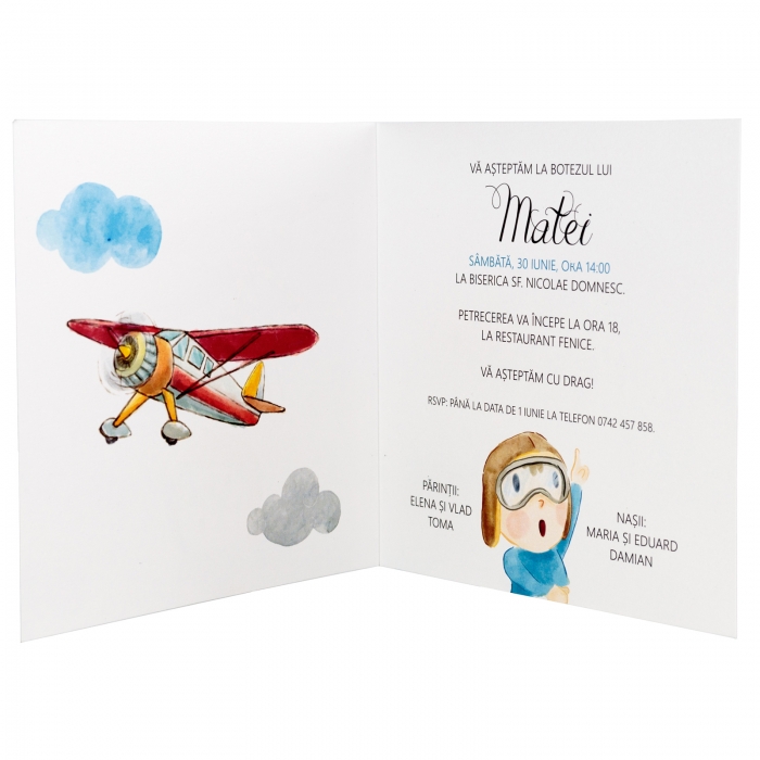 Invitatie botez Micul aviator [6]