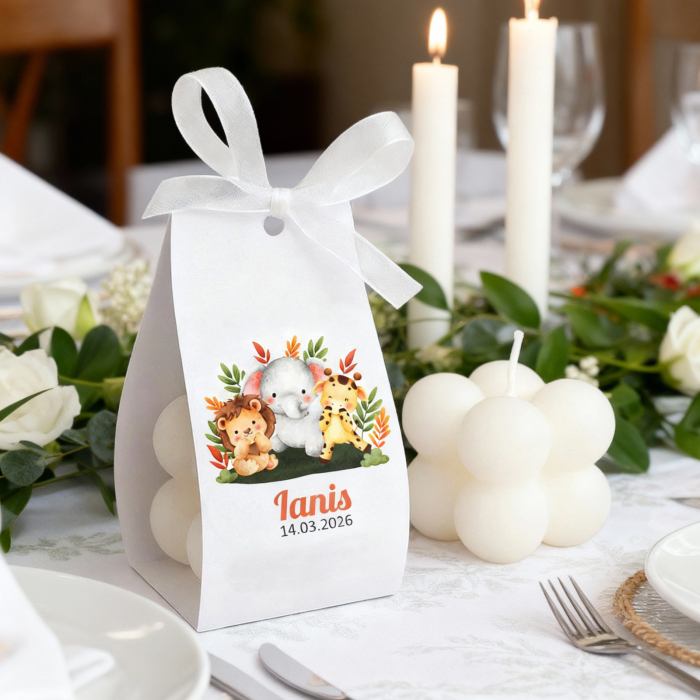 Marturie botez lumanare, animale safari [2]