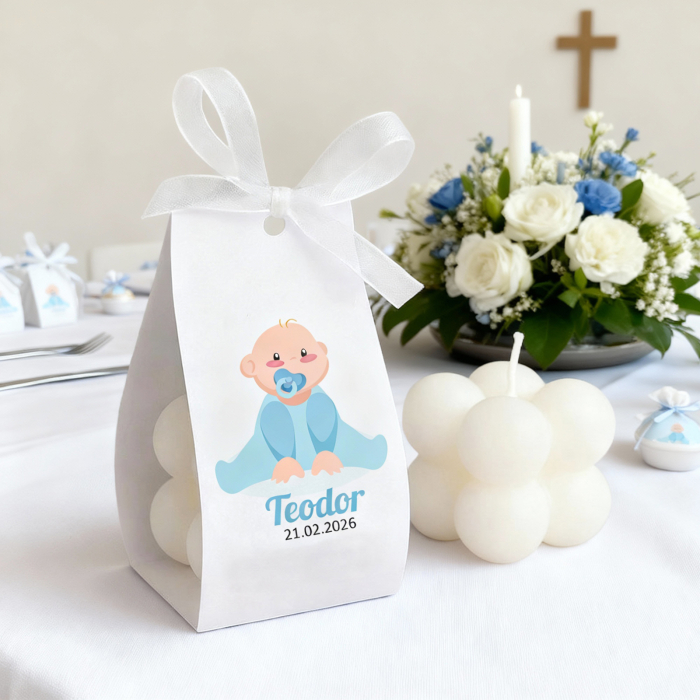 Marturie botez lumanare, bebe baietel [2]