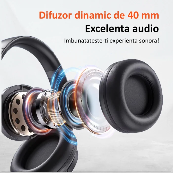 Pachet lampa de masa USB LED 8007 si casti gaming wireless E80 negre [5]