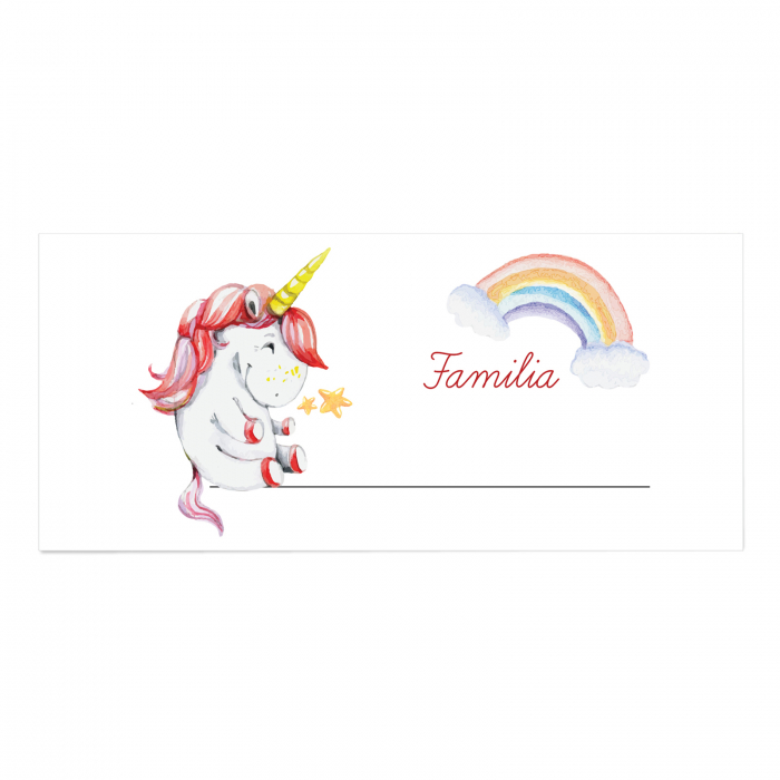 Place card plic de bani botez unicorn [3]
