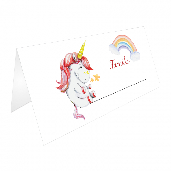Place card plic de bani botez unicorn [2]