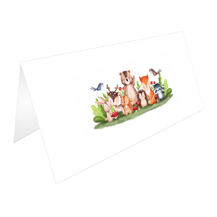 place card plic de bani animalute padure [5]