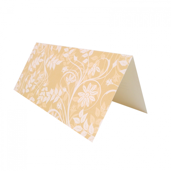 Plic de bani - place card nunta/botez model pattern floral crem [4]