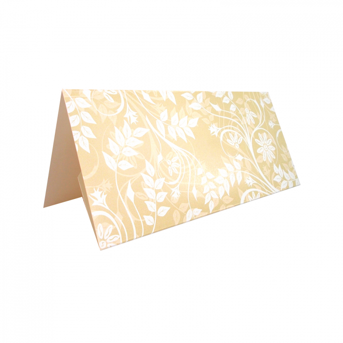 Plic de bani - place card nunta/botez model pattern floral crem [5]