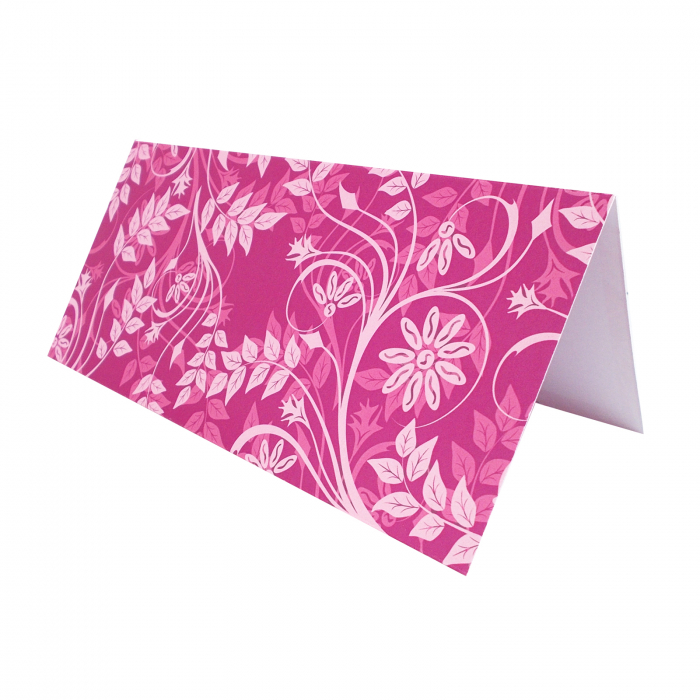 Plic de bani - place card nunta/botez model pattern floral lila [3]