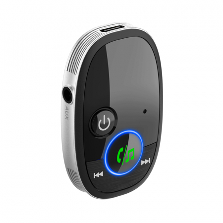 Adaptor Bluetooth 5.0, receiver audio cu functie de transmitator auto [2]