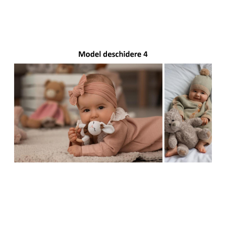 Album foto patrat, botez bebe, 25x25 cm [5]