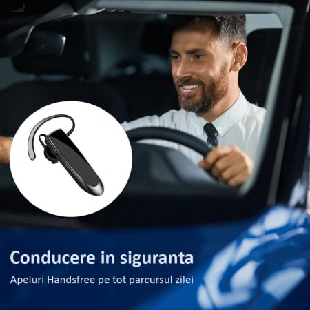 Casca Bluetooth 5.0, handsfree, LC-B41, negru [4]