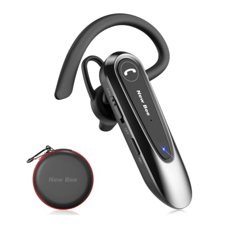 Gadgeturi Auto - Casca Bluetooth New Bee LC-B45 pentru Soferi – Microfon Dual DSP, Autonomie 24h