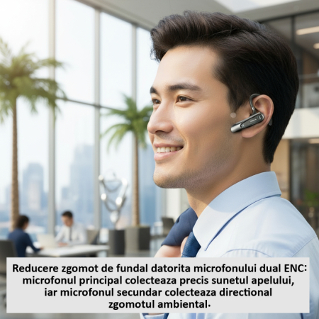 Casca Bluetooth New Bee LC-B45 pentru Soferi – Microfon Dual DSP, Autonomie 24h [1]