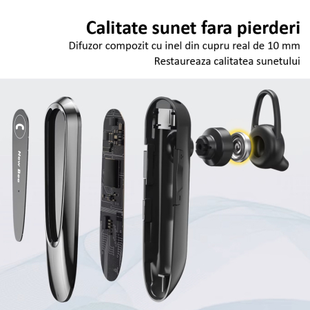 Casca Bluetooth New Bee LC-B45 pentru Soferi – Microfon Dual DSP, Autonomie 24h [5]