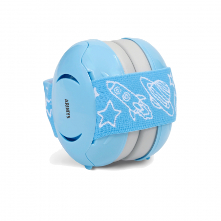 Casti antifonice bebelusi si copii 3-12 luni, bleu-gri [1]