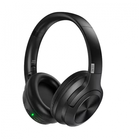 CADOURI - Casti audio gaming, Wireless, E80, negre, anulare activa a zgomotului