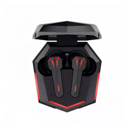 Casti wireless audio gaming, autonomie 3-5 ore, negru [2]