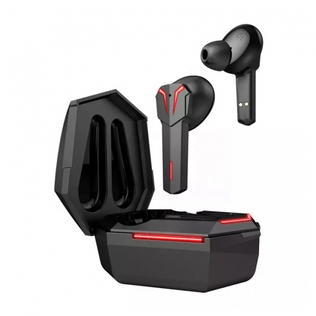 Casti wireless audio gaming, autonomie 3-5 ore, negru [0]