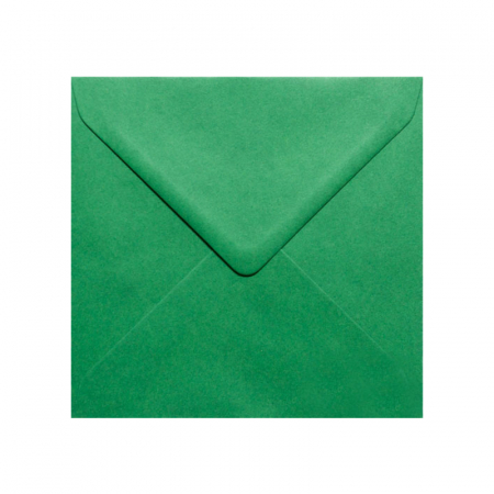 Felicitare Craciun decor rustic ornamente, cu plic verde, 130x130 mm [2]