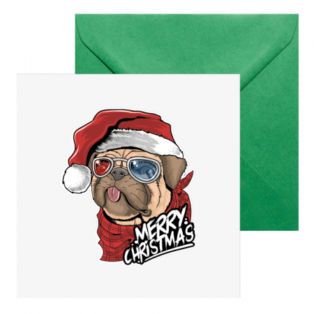 Felicitari Craciun mix grafic - Felicitare Cracun Pug