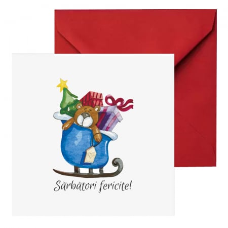 FELICITARI - Felicitare Craciun ursulet