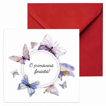 Felicitari Martie mix grafic - Felicitare martie fluturi