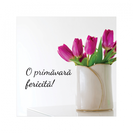 Felicitare martie lalele lila [2]