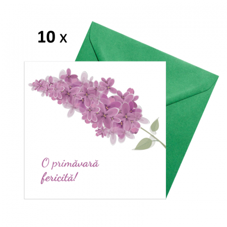 Felicitari Martie - Felicitare martie liliac