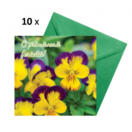 Felicitari Martie - Felicitare martie panselute