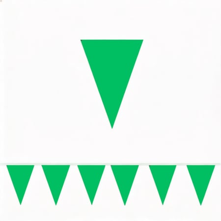 PAPETARIE - Ghirlanda stegulete verzi