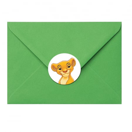 Invitatie Botez Tematica Safari – Leu Simba – Design Personalizat, Stil Jucaus si Elegant [2]