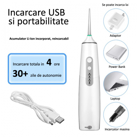 Irigator bucal H100, 6 programe, 8 duze [3]