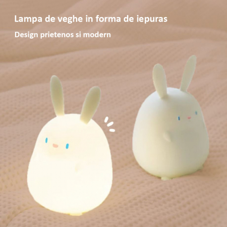 Lampa de veghe copii, iepuras, USB LED, model YR-GJD-05 [2]