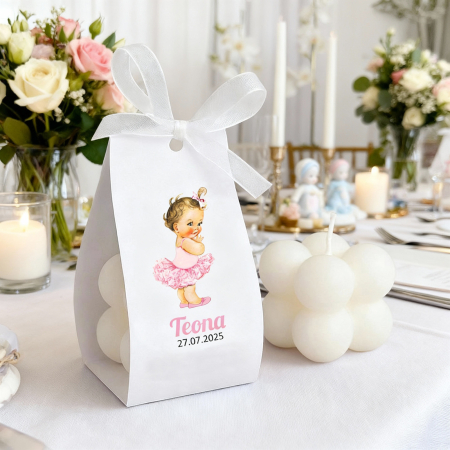 Marturie botez lumanare, balerina cu tutu roz [1]