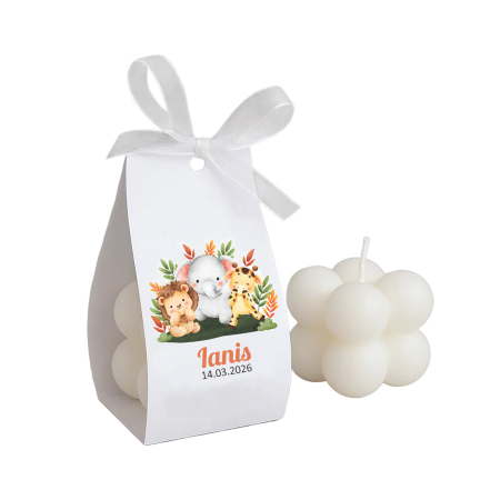 Marturie botez lumanare, animale safari [2]