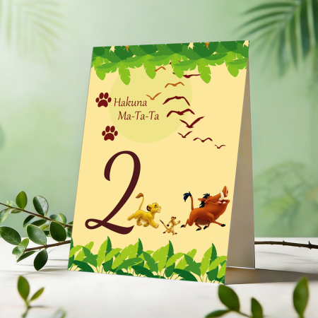 Set 10 numere mese leu Simba [3]