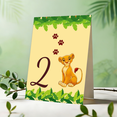 Set 10 numere mese leu Simba [2]