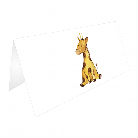 Place card plic de bani botez girafa [3]
