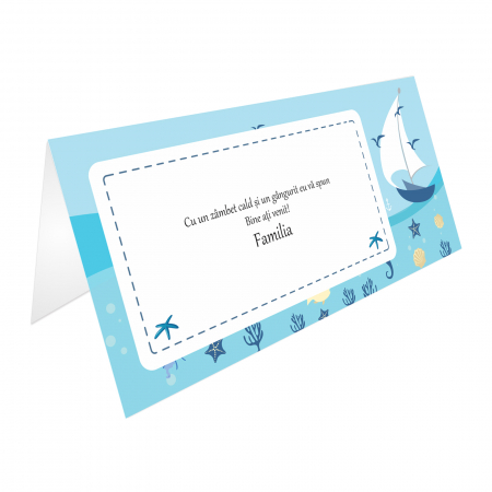 Place card botez nautic [2]