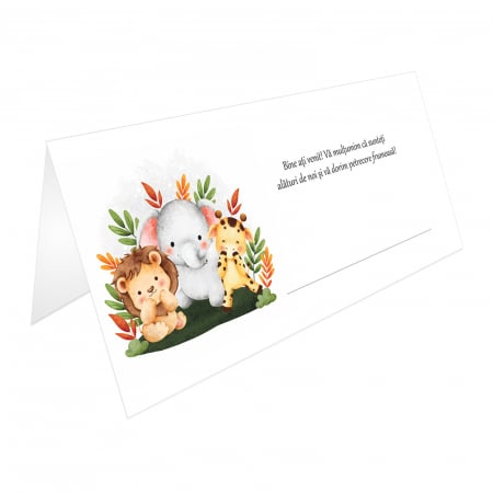 place card plic de bani animale safari [1]